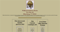 Desktop Screenshot of parkinsonbooks.com